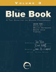 The Blue Book Vol. 3 Percussion Book cover